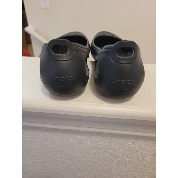Crocs Kadee Ballerina Flats Black Size 10 Women - Picture 8 of 8